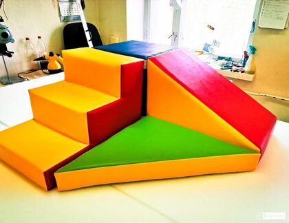 Набор мягкий с горкой и лесенкой