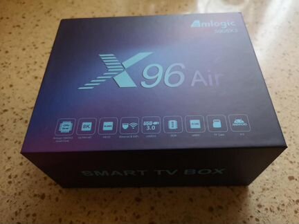 Мощный тв бокс Андроид x96 air на Amlogic S905x3