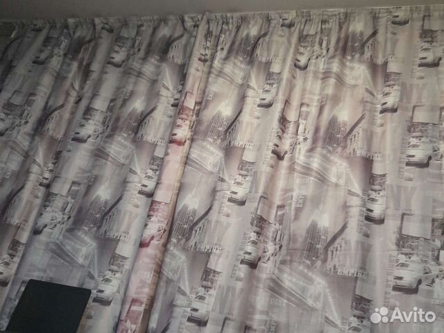 Шторы блэкаут в отличном состоянии, затяжек нет