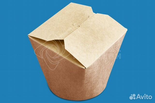 Упаковка одноразовая крафт картон Вок