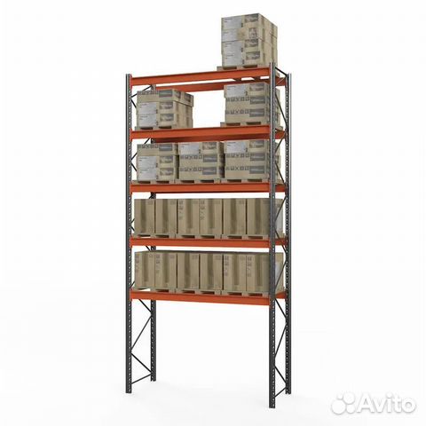 Стеллажи паллетные для склада / балка