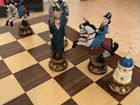 Шахматы ручной работы новые « русские и турки» объявление продам
