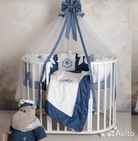 Комплект постельного белья в детскую кроватку