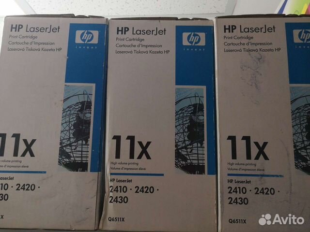 Картриджи hp Q6511X Original
