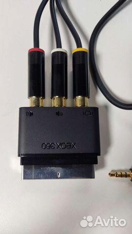 Кабель xbox 360 3xRCA - Jack 3.5 + scart