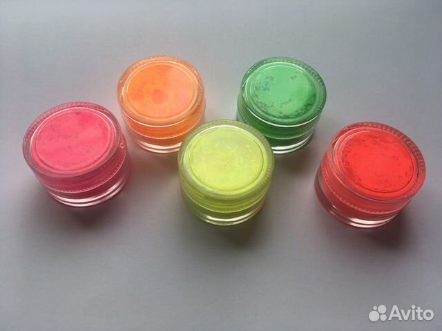 Пигменты неоновые новые набор