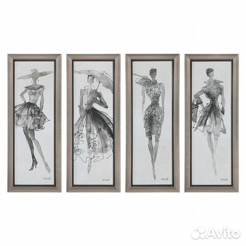 Комплект картин из 4-х штук uttermost 33624