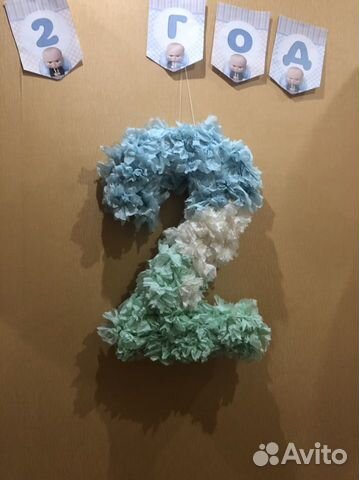 Цифра 2 на день рождения