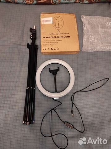 Кольцо для селфи светодиодное 26 см