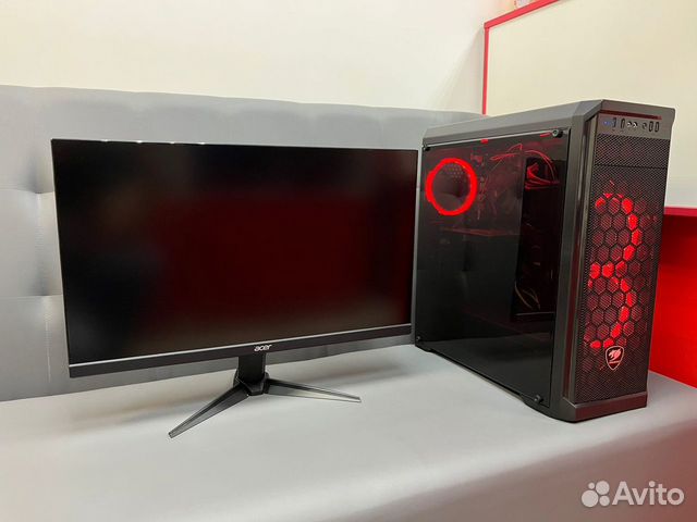 Компьютер i3-10100f/GT 1030/Acer Nitro QG241Ybii