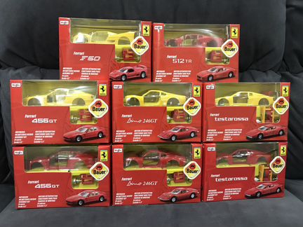 Модели авто для сборки Ferrari Maisto 1:39 (11 см)