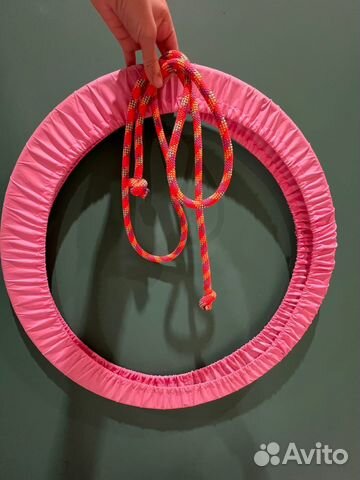 Обруч гимнастический и скакалка (комплект)