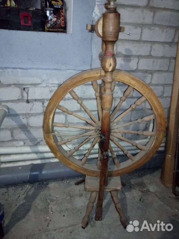 Прялка деревянная старинная