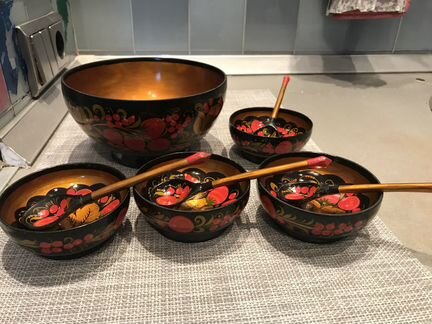 Посуда хохлома