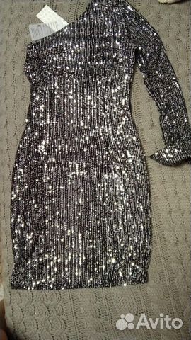 Платье женское 42 44 черное вечернее