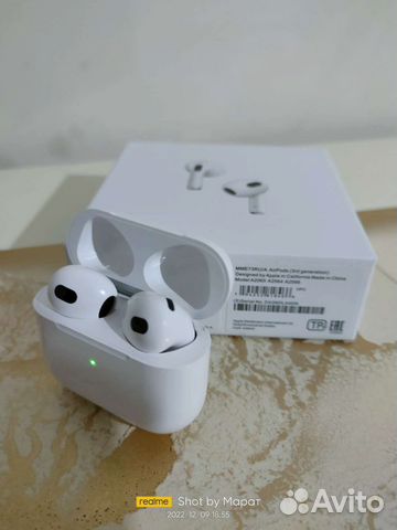 Airpods 3 + Чехол в подарок (Новые запечатанные)
