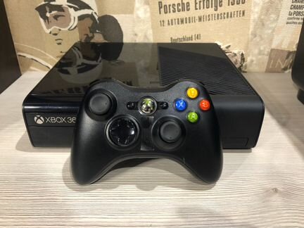 X-box 360 E 250gb + 77 игр для детей