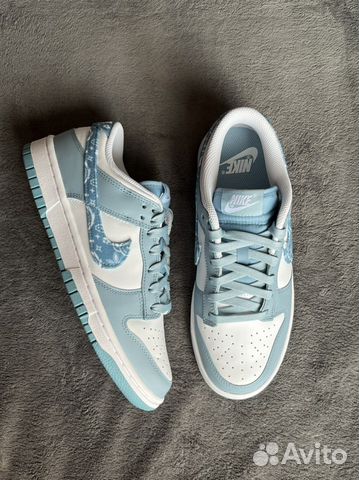 Кроссовки Nike Dunk Low ESS Blue Paisley