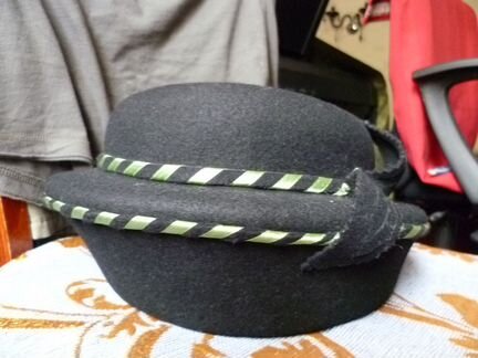 Шляпа женская Фетровая шерсть 56 размер