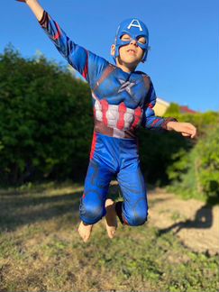 Карнавальный костюм капитан америка марвел