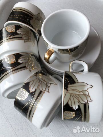 Кофейные чашки на 6 персон