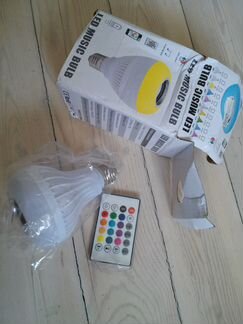 Лампа Bluetooth Колонка Музыка Свет