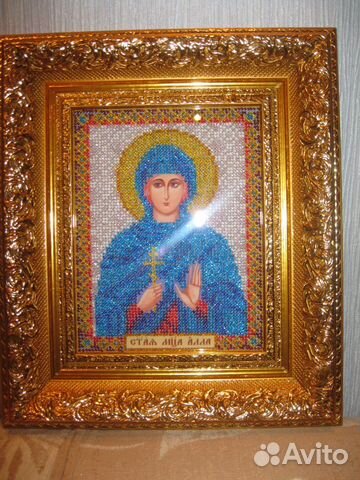 Икона. Вышивка бисером