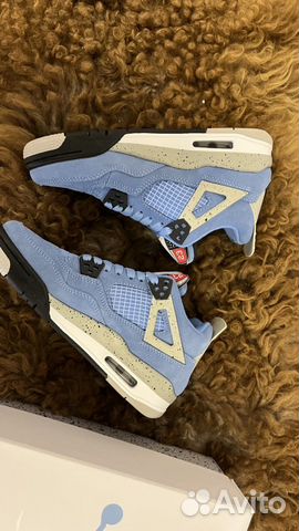 Оригинальные Air Jordan 4 University Blue