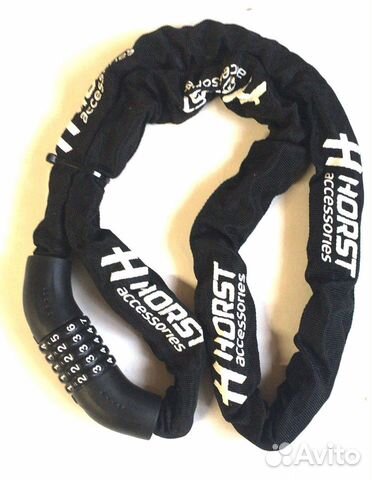 Замок для велосипеда Horst Цепь 6x1500 (код)