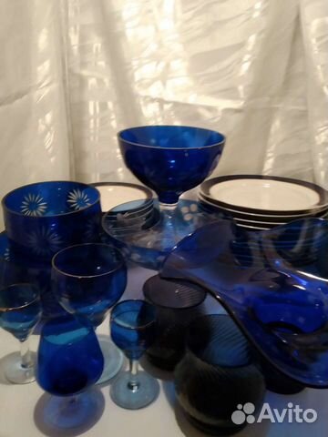 Посуда кобальт винтаж