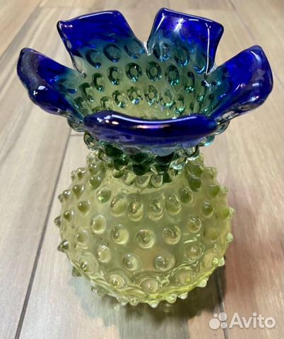 Ваза ананас Чехословакия винтаж