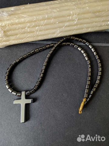 Крест из гематита