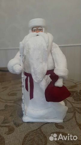 Ватный Дед Мороз, снегурочка