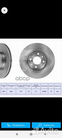 Тормозные диски largus
