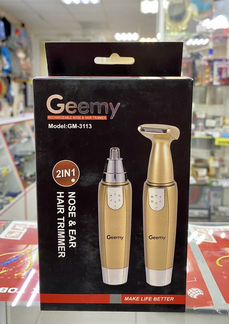 Триммер для стрижки 2в1 ProGemei GM-3113, батарейк