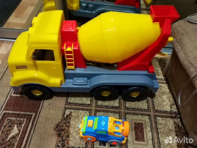 Бетономешалка большая богатырь, игрушки