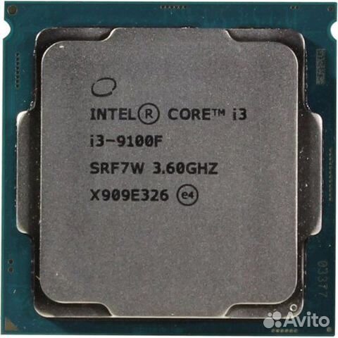 Новые Intel Core i3 9100f 4 Ядро 4.2Ghz (OEM)