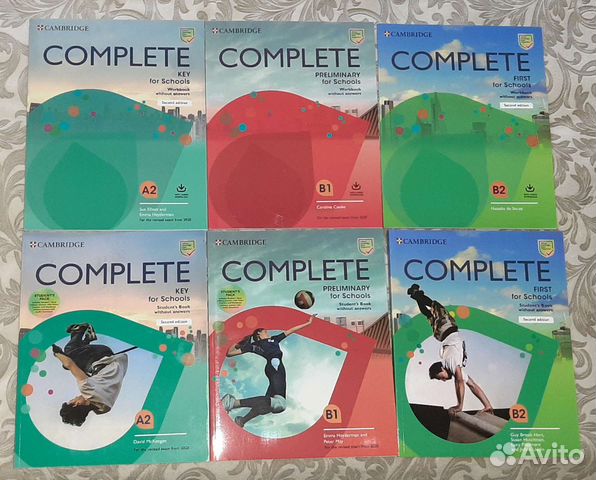 Complete А2; В1 и В2. Новые книги