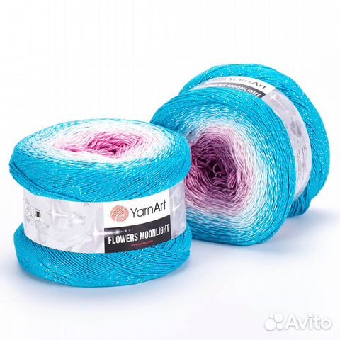 Пряжа yarnart flowers Moonlight