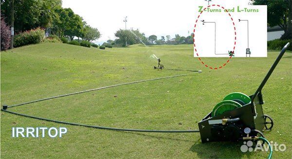 Ирритоп полив-катушка сада, теплиц, Футбол поля