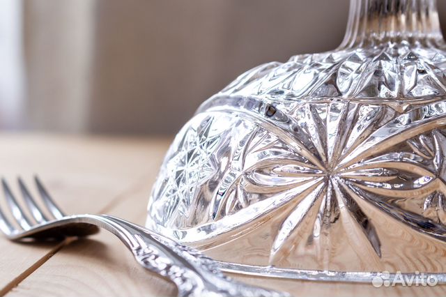 Хрустальная крышка стеклянный клош купол