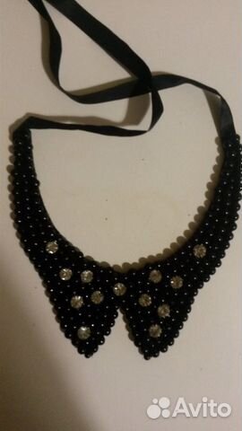 Воротничек со стразами