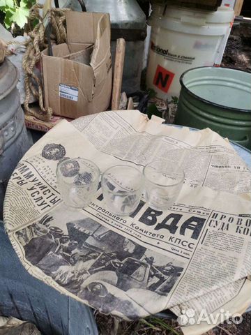 Рюмки круглые СССР, Стаканы граненые СССР