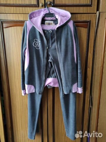 Костюм домашний женский спортивный бархатный