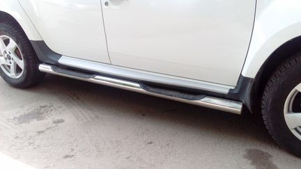 Пороги труба с проступью