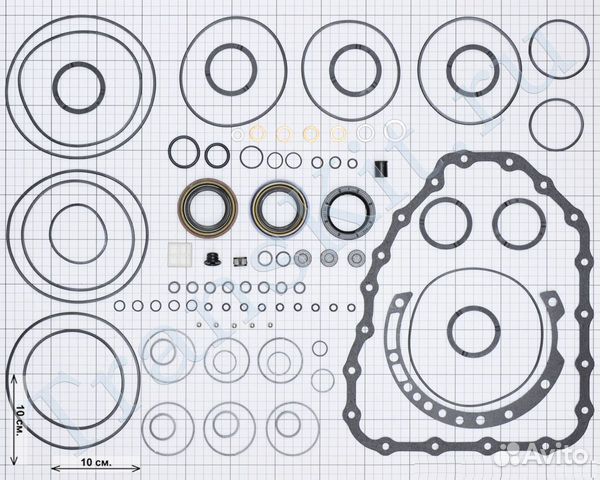 Комплект прокладок акпп af17