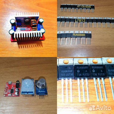 L7812CV, RU6888R, BT136-600E, N