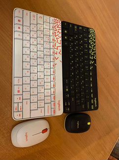 Клавиатура и мышь беспроводные logitech mk240 Nano