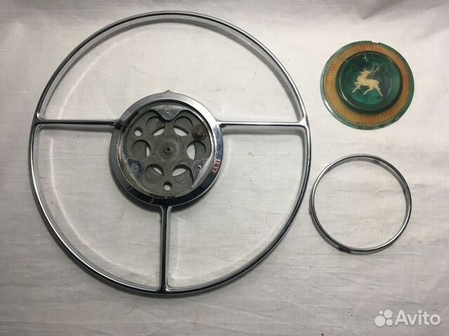 Хромовое кольцо-накладка сигнала на газ 21 СССР