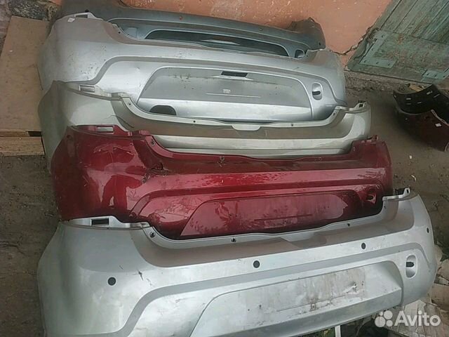 Задний бампер renault sandero 2009)